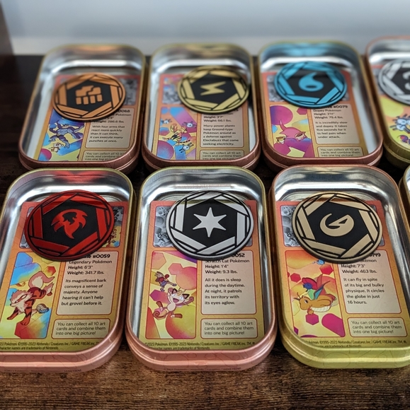 *NO PACKS* Pokemon 151 Mini Tins Set - Tin, Coin, Art Card and Display Box - Picture 6 of 15